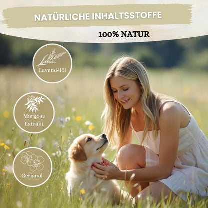 Spot On für kleine Hunde (bis 15kg) - [6 Monate Floh- und Zeckenschutz] für Hunde 6x2ml – Zeckenmittel für Hunde mit natürlichen Inhaltsstoffen– Effektiver Zeckenschutz Hund